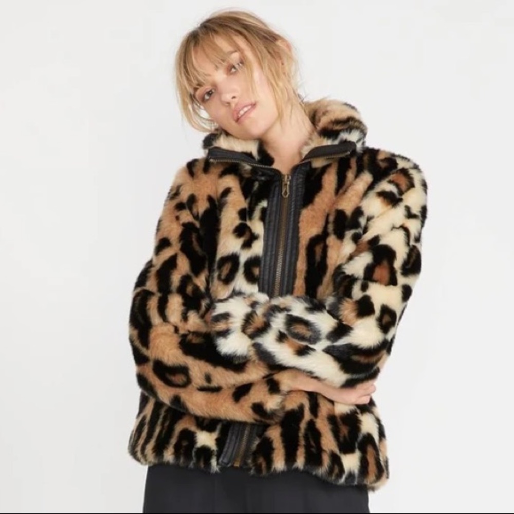 *SOLD* Volcom Faux Fur Jacket